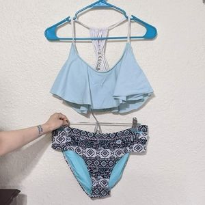 Cute two piece swim suit set